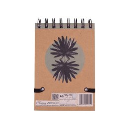 Kołozeszyt (kołonotatnik) Kraft Liner A6 96k. krata (nd) (9350)