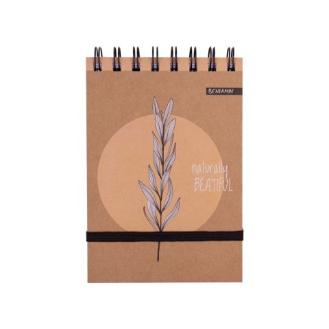 Kołozeszyt (kołonotatnik) Kraft Liner A6 96k. krata (nd) (9350)