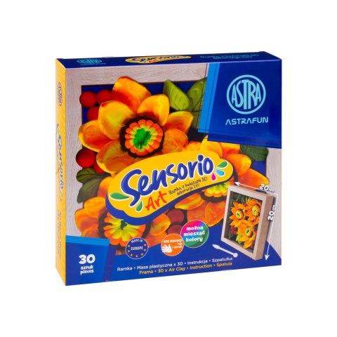 Masa plastyczna dla dzieci Sensorio Art Z Ramką Słoneczniki Astra (336125003)