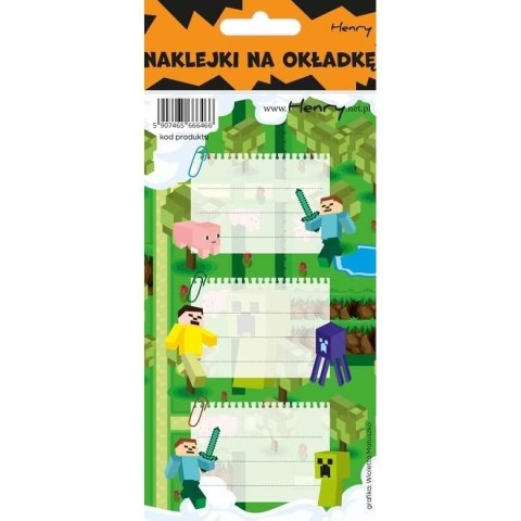 Naklejka na zeszyt gra Henry (5907465666466) Naklejka na zeszyt gra Henry (5907465666466)