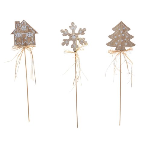 Ozdoba na piku drewniana mix świąteczny Arpex (BN4056)