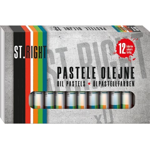 Pastele olejne St.Right 12 kol. St.Majewski Pastele olejne St.Right 12 kol. St.Majewski
