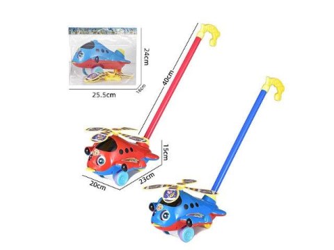 Pchacz samolot 2 kolory Bigtoys (BTOCZ1239) Pchacz samolot 2 kolory Bigtoys (BTOCZ1239)