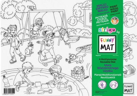 Podkład na biurko FUNNY MAT TRANSPARENT PLAC ZABAW sfu1351 polipropylen PP [mm:] 250x350 Strigo (8681379313551)