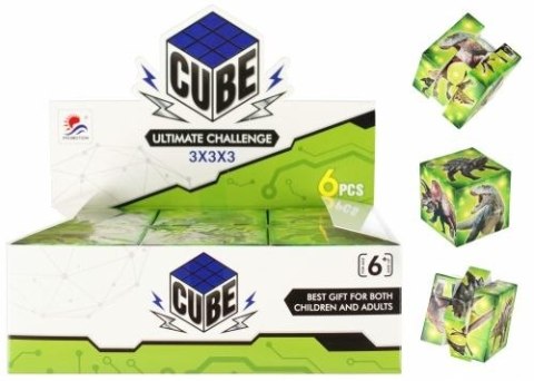 Układanka kostka dino 6x6 Mega Creative (524803)