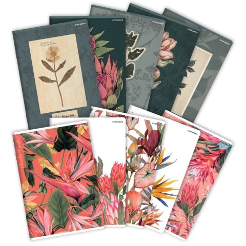 Zeszyt FLOWERS A5 32k. 70g linia Top 2000 (400169418)