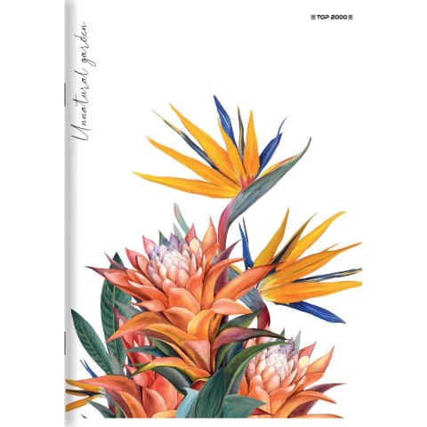 Zeszyt FLOWERS A5 32k. 70g linia Top 2000 (400169418)