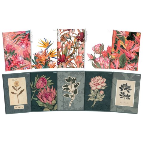 Zeszyt FLOWERS A5 32k. 70g linia Top 2000 (400169418)