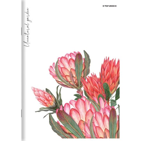 Zeszyt FLOWERS A5 32k. 70g linia Top 2000 (400169418)