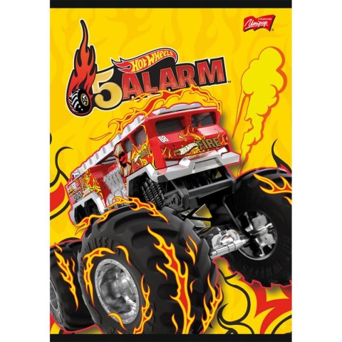 Zeszyt HOT WHEELS A5 16k. podwójna linia kolor Unipap Zeszyt HOT WHEELS A5 16k. podwójna linia kolor Unipap
