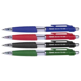 Długopis olejowy Medium wkład niebieski 1,0mm Toma (TO-038)