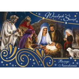 Kartka składana Boże Narodzenie 5901769629004 B6 Avanti