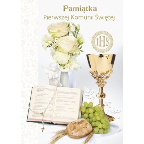 Kartka składana komunia B6 Pol-Mak Kartka składana komunia B6 Pol-Mak