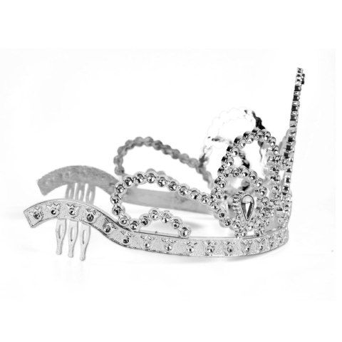 Korona Tiara księżniczki srebrna i złota Arpex (SR5044) Korona Tiara księżniczki srebrna i złota Arpex (SR5044)