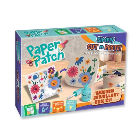 Zestaw kreatywny PAULINDA DECOUPAGE 6930518961606 Strigo (235026-1 drewniana szkatułka)