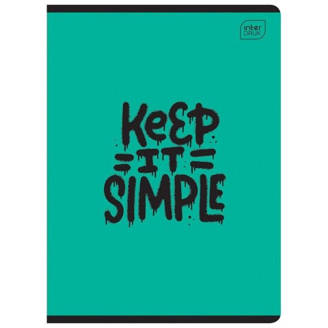 Zeszyt FLUO A5 60k. 70g krata Interdruk