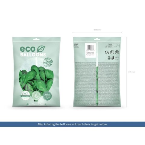 Balon gumowy Pastel Eco Balloons zielony 260mm Partydeco (ECO26P-101) Balon gumowy Pastel Eco Balloons zielony 260mm Partydeco (ECO26P-101)
