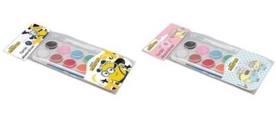 Farby akwarelowe Minionki 12 KOL 12 kolor. Beniamin Farby akwarelowe Minionki 12 KOL 12 kolor. Beniamin