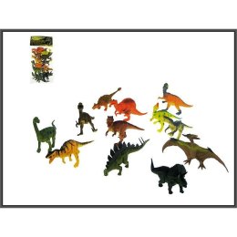 Figurka Dinozaury twarde 12-rodzajów 13cm Hipo (HHZ12)