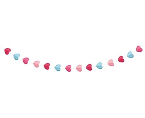 Girlanda Love is in the air - Serduszka 3D, 200 cm Godan (RV-GPLS) Girlanda Love is in the air - Serduszka 3D, 200 cm Godan (RV-GPLS)