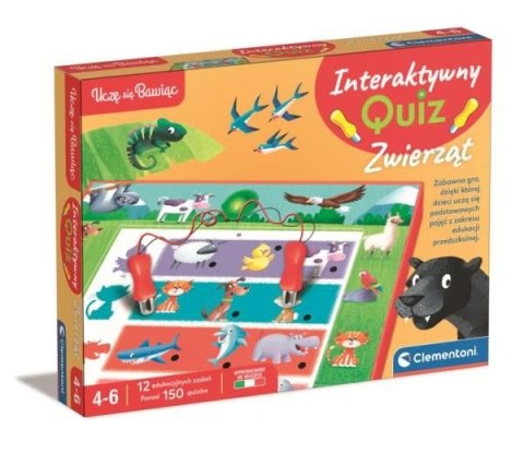 Gra edukacyjna Quiz zwierząt Clementoni (50942)