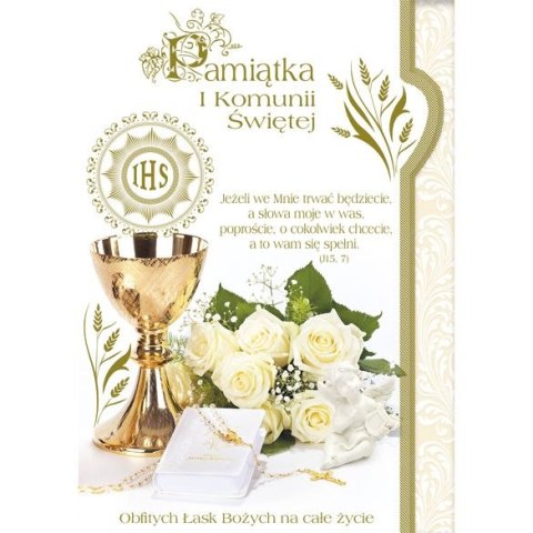 Kartka składana komunia Extra B6 Pol-mak (b6x) Kartka składana komunia Extra B6 Pol-mak (b6x)