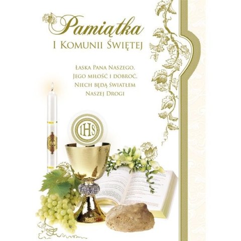 Kartka składana komunia Extra B6 Pol-mak (b6x) Kartka składana komunia Extra B6 Pol-mak (b6x)