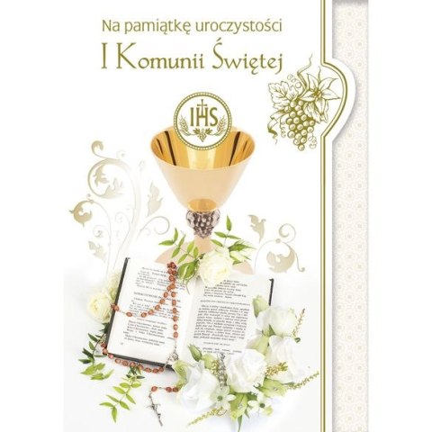 Kartka składana komunia Extra B6 Pol-mak (b6x) Kartka składana komunia Extra B6 Pol-mak (b6x)
