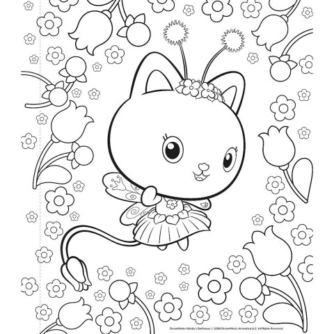 Kolorowanka Gabby Koci Domek Gabi. Zróbmy sobie plakaty Trefl (Ks79794)