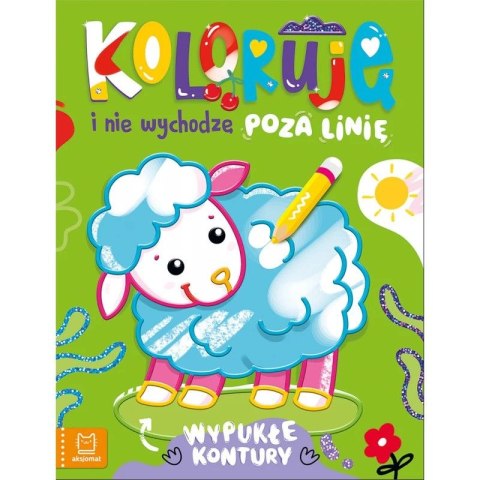 Książka dla dzieci Koloruję i nie wychodzę poza linię - z owieczką. Książka dla dzieci Koloruję i nie wychodzę poza linię - z owieczką.
