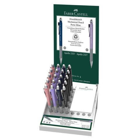 Ołówek automatyczny Apollo display 0,7mm Faber Castell (232720 FC) Ołówek automatyczny Apollo display 0,7mm Faber Castell (232720 FC)