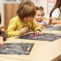 Podkład na biurko FUNNY MAT BLACK DINOZAURY sfu702 czarny polipropylen PP [mm:] 400x400 Strigo (8681379307024)