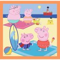 Puzzle Pomysłowa Świnka Peppa 3w1 el. Trefl (34852)
