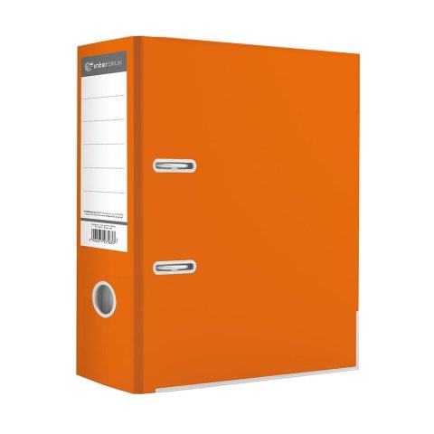 Segregator ringowy pomarańczowy 75mm z dżwignią A4 75mm pomarańczowy Interdruk (5902277275783)