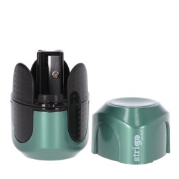 Temperówka z pojemnikiem na 3 grubości oł.i kredek Strigo (SSC387)