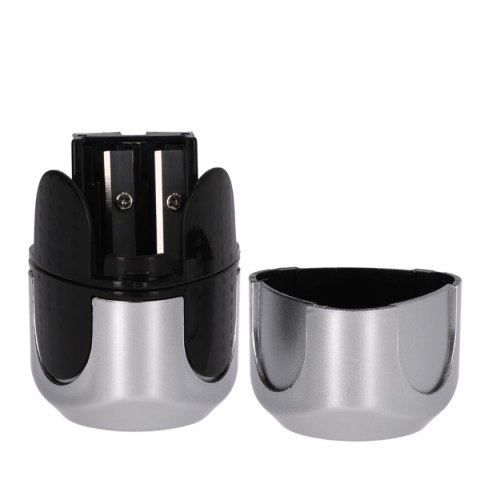 Temperówka z pojemnikiem na 3 grubości oł.i kredek Strigo (SSC387)