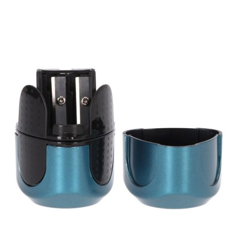 Temperówka z pojemnikiem na 3 grubości oł.i kredek Strigo (SSC387)