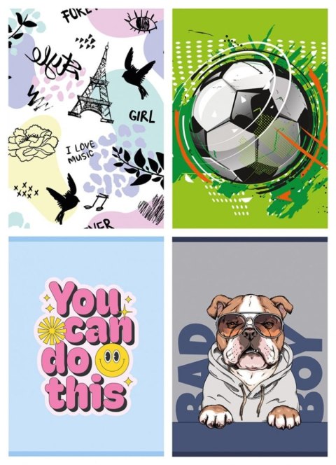 Zeszyt A5 32k. 70g trzy linie Gimboo (16253371-99)