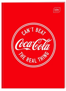 Zeszyt HYBRID COCA COLA A4 60k. 70g krata Interdruk