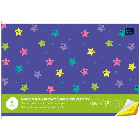 Zeszyt papierów kolorowych B5 Interdruk (ZEPKB5SPFL) Zeszyt papierów kolorowych B5 Interdruk (ZEPKB5SPFL)