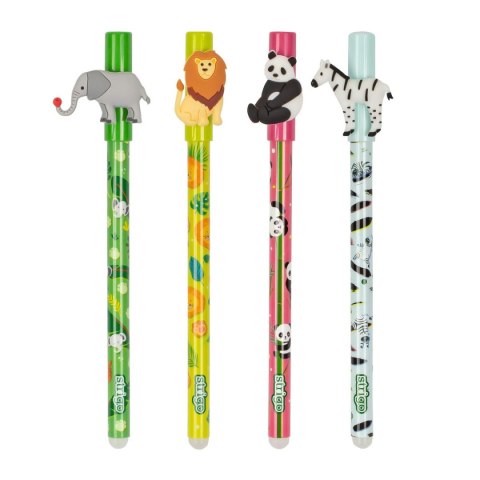 Długopis wymazywalny ZOO 5902315577718 wkład niebieski 0,5mm Strigo (SSC208)