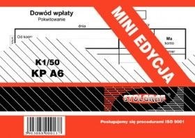 Druk samokopiujący A6 50k. Stolgraf (K1/50)