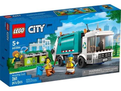 Klocki konstrukcyjne City ciężarówka recyklingowa Lego (60386) Klocki konstrukcyjne City ciężarówka recyklingowa Lego (60386)