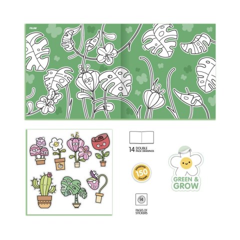 Kolorowanka Z Naklejkami Zielone i rośnie Milan (54218GS04)