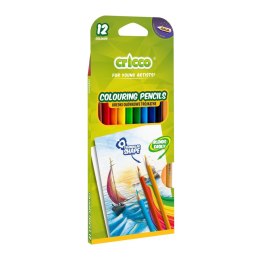 Kredki ołówkowe 12 kol. Cricco