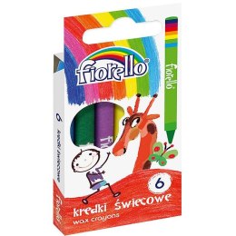 Kredki świecowe 6 kol. Fiorello (170-1381)