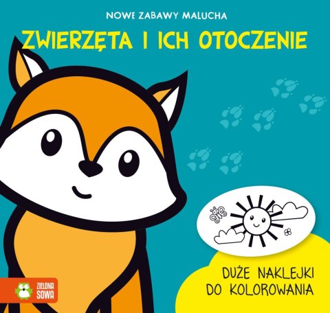 Książeczka edukacyjna Zwierzęta i ich otoczenie Zielona Sowa Książeczka edukacyjna Zwierzęta i ich otoczenie Zielona Sowa