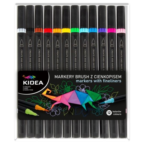 Marker permanentny mix okrągła końcówka Kidea (MBC12KKA) Marker permanentny mix okrągła końcówka Kidea (MBC12KKA)