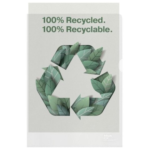 Ofertówka Recycled A4 kolor: bezbarwny typu L 100 mic. Esselte (627496) Ofertówka Recycled A4 kolor: bezbarwny typu L 100 mic. Esselte (627496)