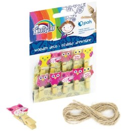 Ozdoba drewniana Spinacz Fiorello (GR-WD717)